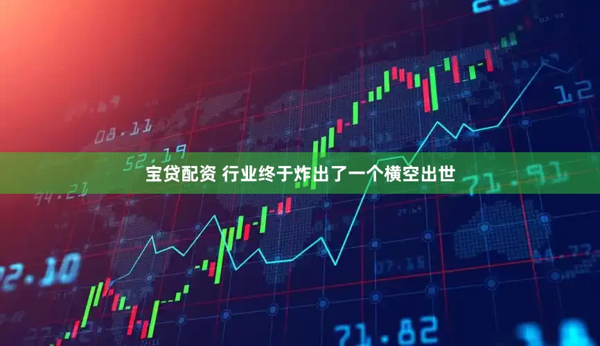 宝贷配资 行业终于炸出了一个横空出世